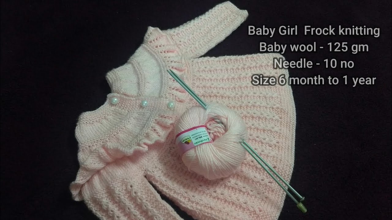 Knitting Elegant Baby Half Jacket Effortlessly - YouTube